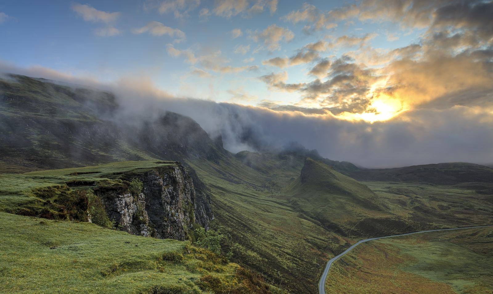 Foggy valley